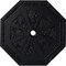 Ekena Millwork Spring Octagonal Ceiling Medallion (Canopies up to 3"), 29 1/8"OD x 2 1/4"ID x 1 1/8"P, Steel Gray CM30SPSGS - alternate 1